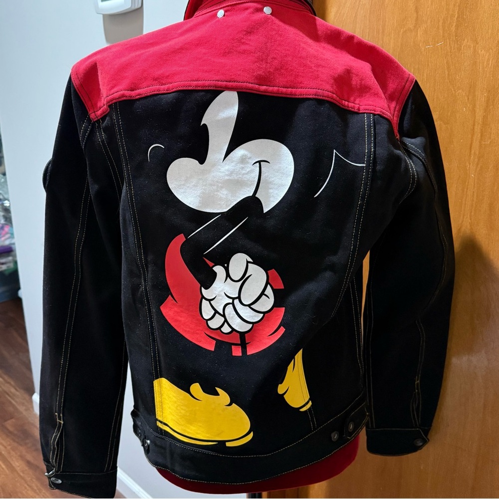 Rag and Bone Unisex Size Small Mickey Mouse Red and Black Jacket - Brand New!!!